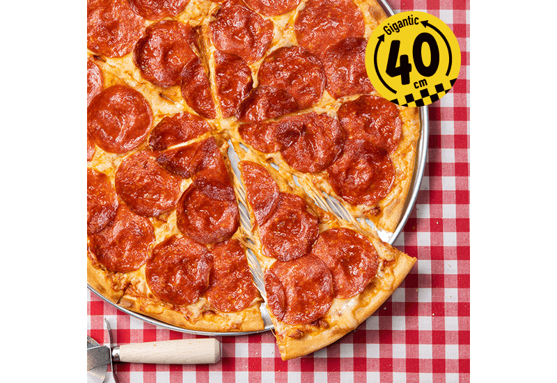 The Big Pepperoni Domino's Pizza