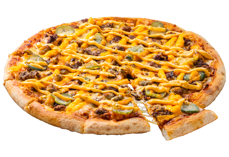 チェダーソースビッグバーガーピザ Domino's Pizza