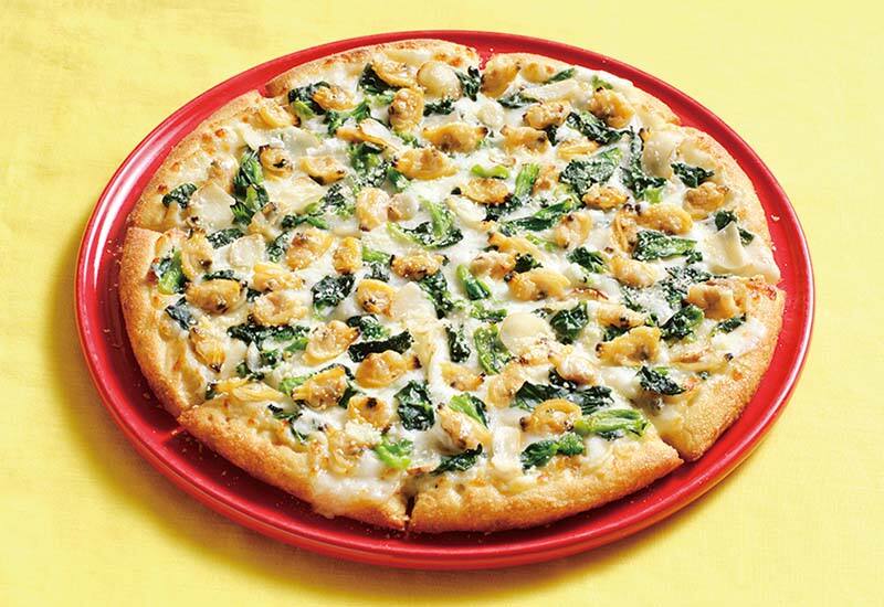 あさりと菜の花のホワイトソース（北海道産ホワイトソース使用）