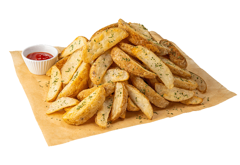 Almost 1kg Oven Baked Potato Wedges