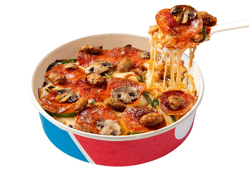 Pizza Rice Bowl Domino's Deluxe Domino's Pizza