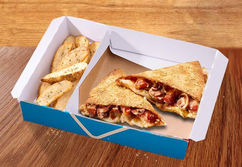 クリスピッツァバーガー テリヤキチーズ（サイド付き）