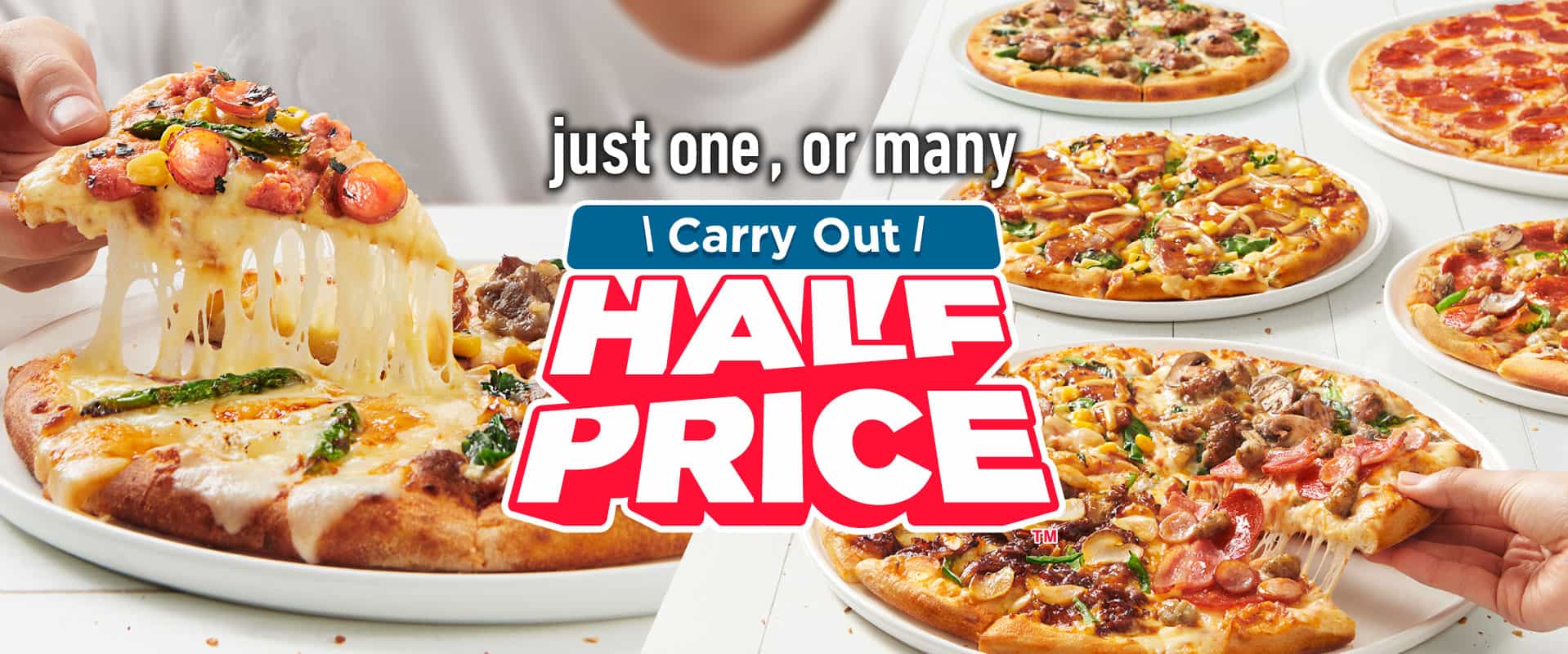 Carry Out HALF PRICE
