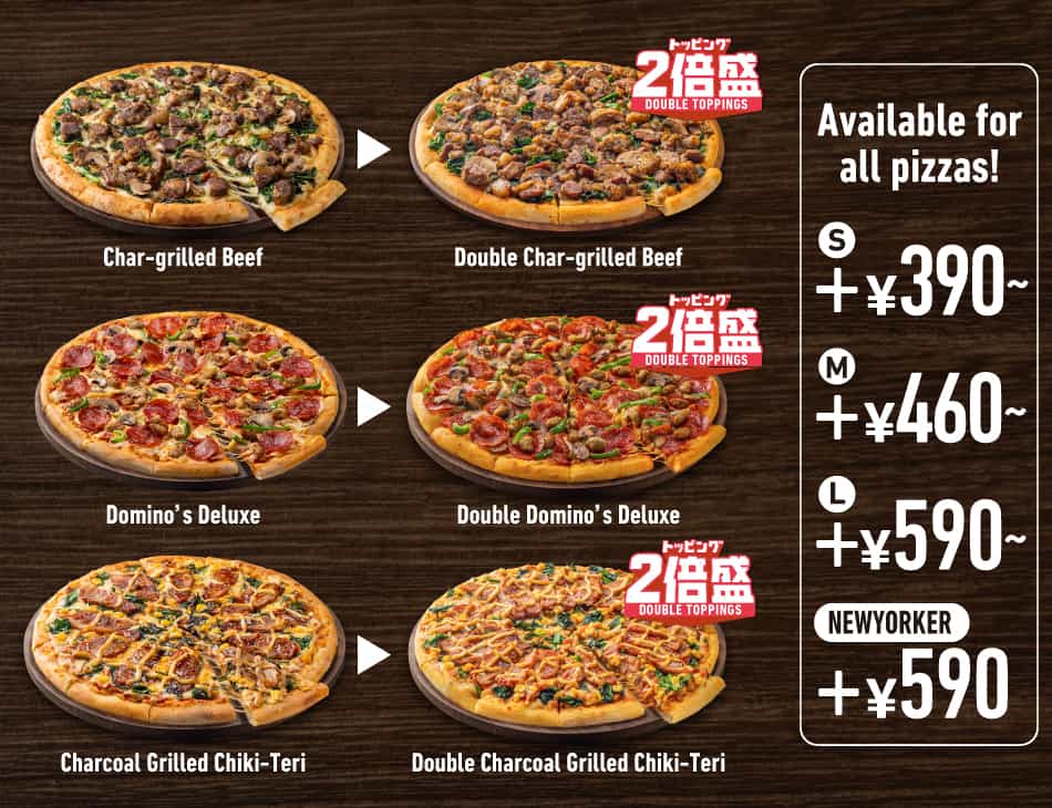 DOUBLE TOPPINGS