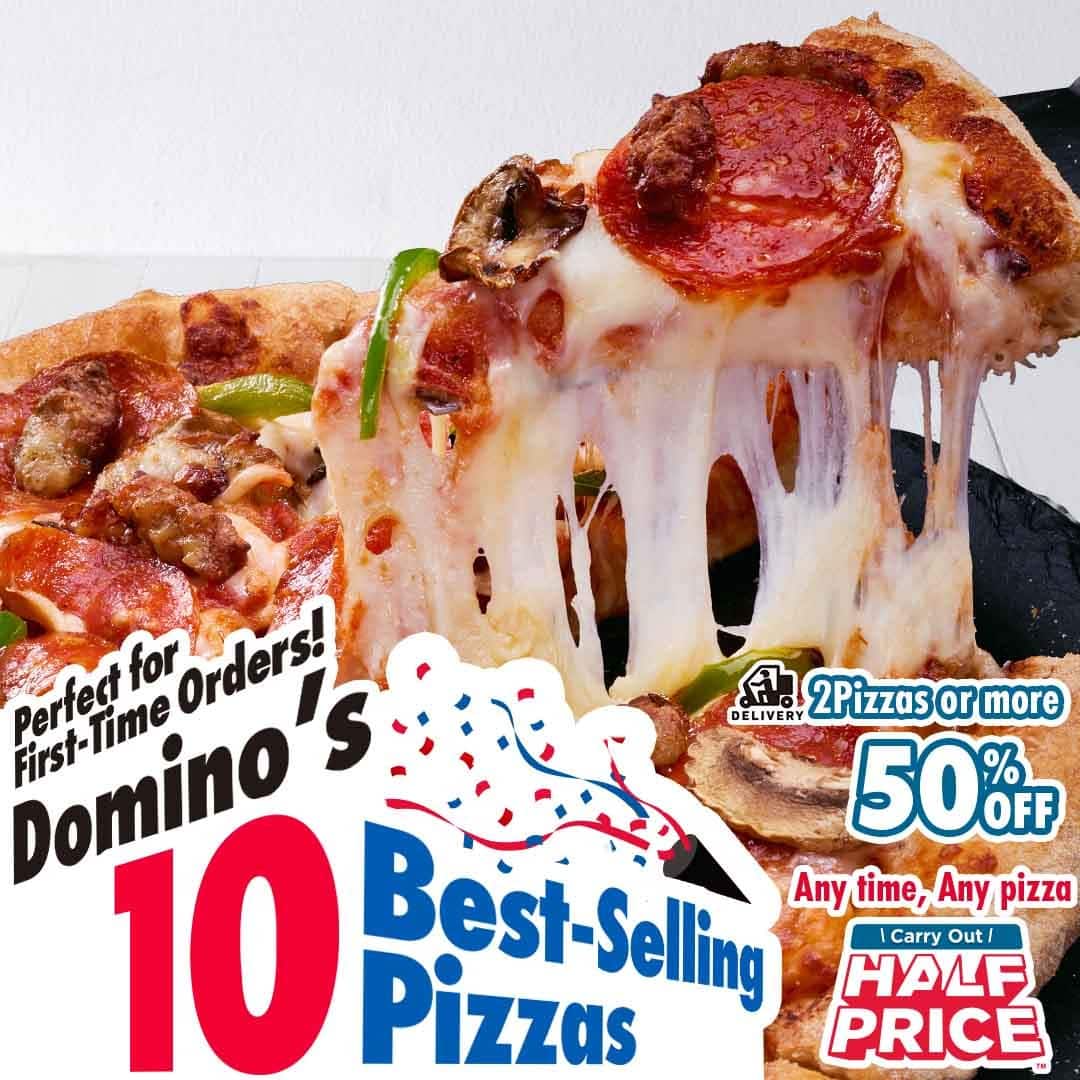 Stress-Free: Domino’s 10 Go-To Pizzas
