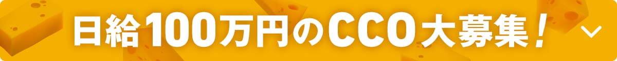 日給100万円のCCO大募集！