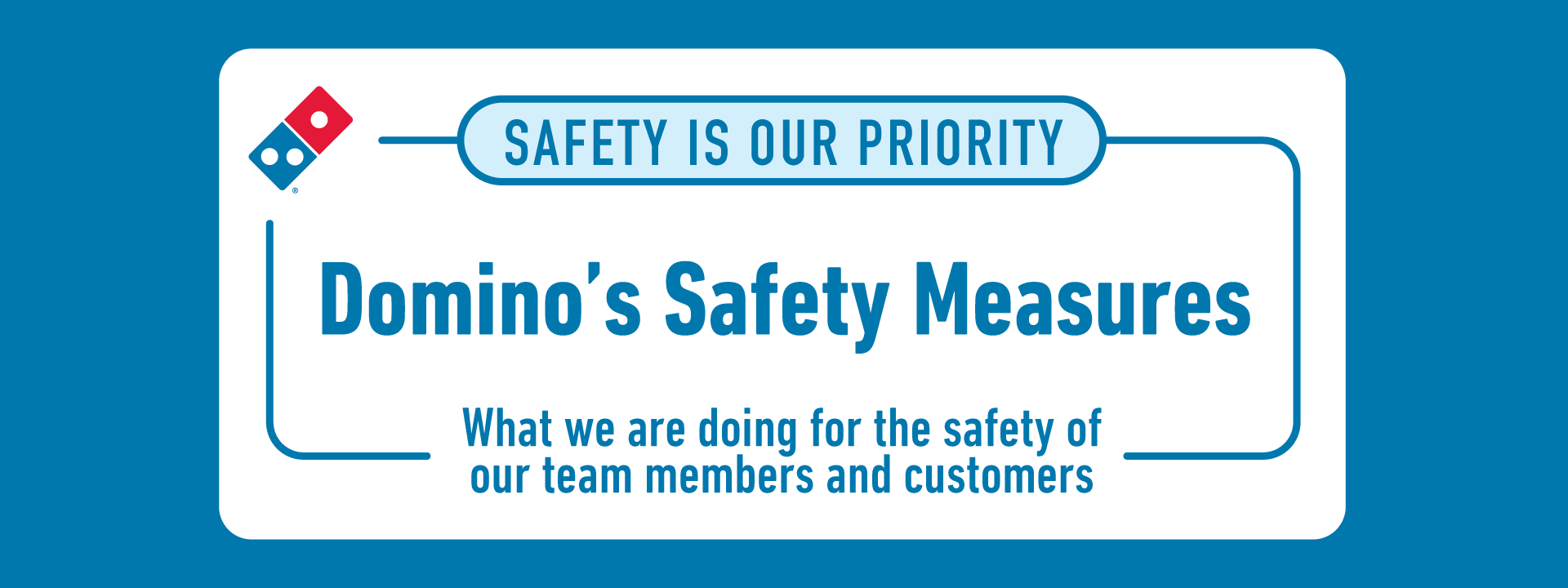 Domino's safety measures